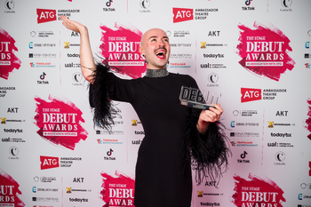 BEST CREATIVE WEST END DEBUT WINNER - ROB MADGE - PHOTO BY ALEX BRENNER