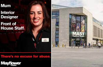 'No excuse for abuse': Mayflower Theatre launches audience behaviour campaign