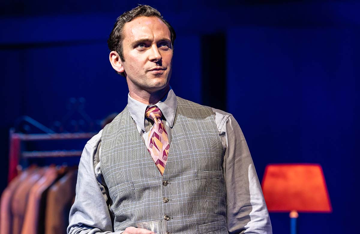 George Blagden in White Christmas at Crucible Theatre, Sheffield. Photo: Johan Persson