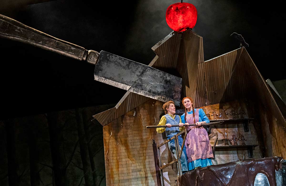 Anna Stéphany and Anna Devlin in Hansel and Gretel at the Royal Opera House. Photo: Tristram Kenton