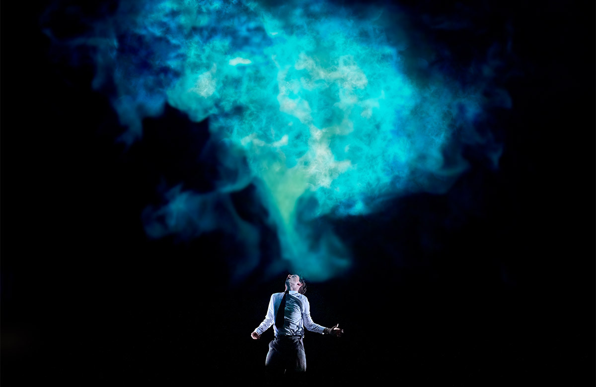 Louis McCartney in Stranger Things: The First Shadow at Phoenix Theatre, London. Photo: Manuel Harlan