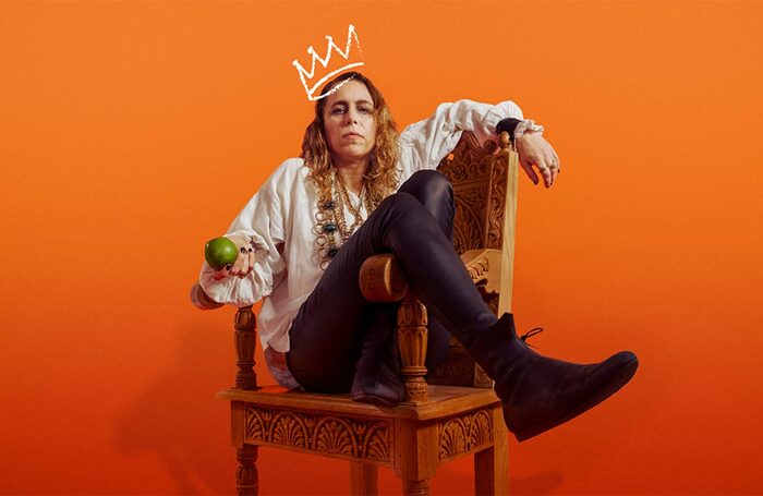 Michelle Terry as Richard III in a promotional image for Shakespeare's Globe's upcoming 2024 season