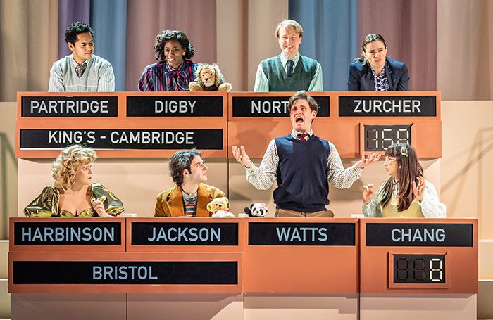 A scene from Starter for Ten at Bristol Old Vic. Photo: Marc Brenner