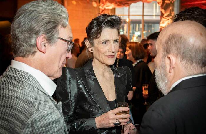 Harriet Walter and guests at the National Theatre Up Next gala 2024. Photo: David Jensen