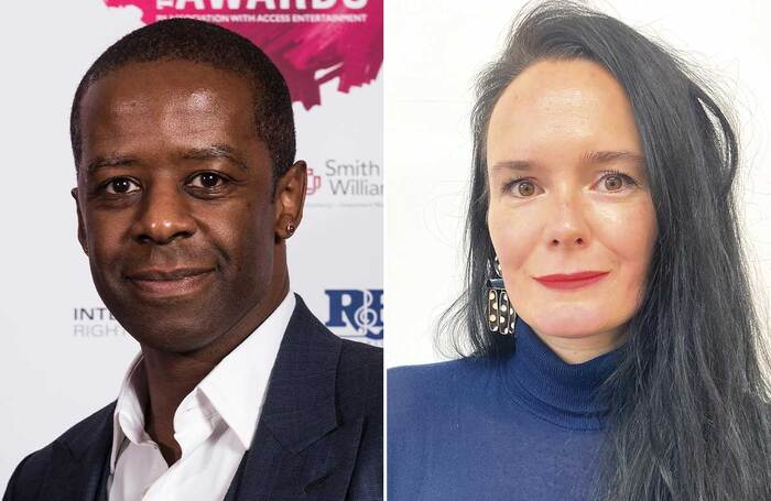 Adrian Lester and Beth Steel. Photo: Alex Brenner